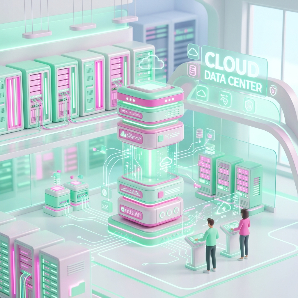 VPS Server Illustration